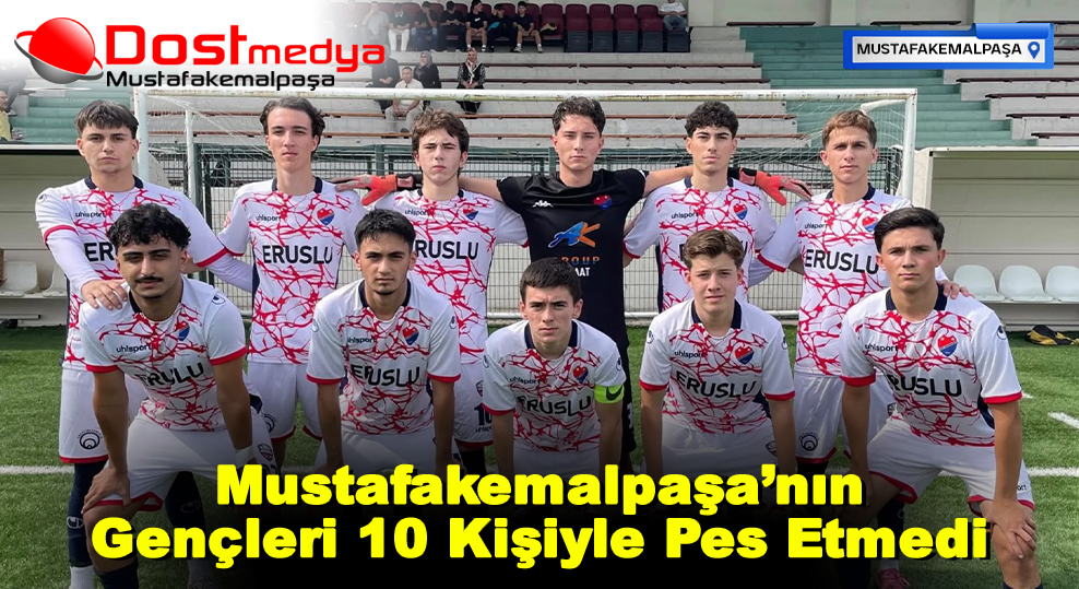 Mustafakemalpaşa’nın Gençleri 10 Kişiyle Pes Etmedi