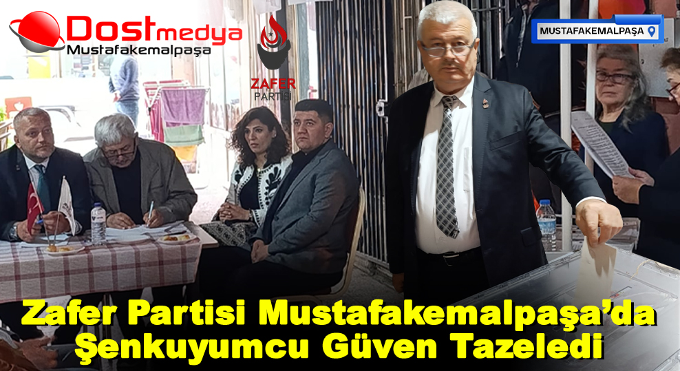 Zafer Partisi Mustafakemalpaşa’da Şenkuyumcu Güven Tazeledi