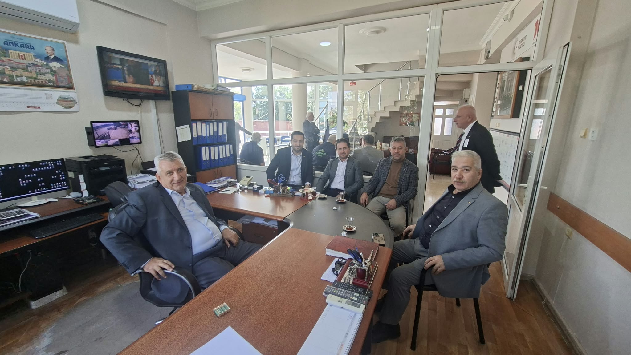 TSO Yönetiminden Ticaret Borsası Seçimlerine Ziyaret