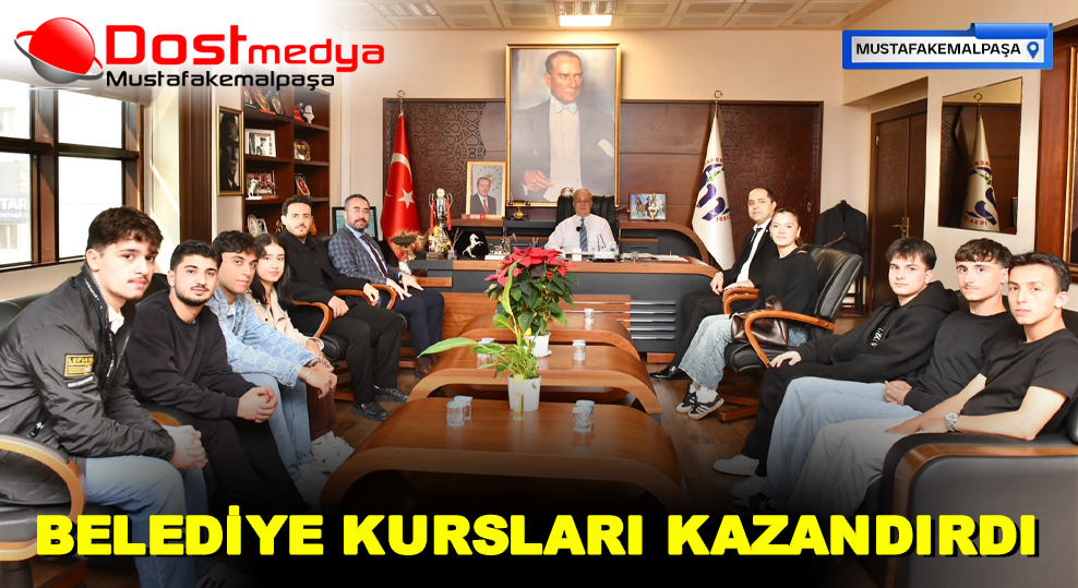 BELEDİYE KURSLARI KAZANDIRDI