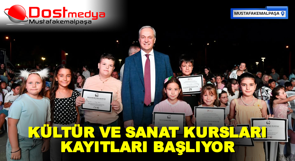 KÜLTÜR VE SANAT KURSLARI KAYITLARI BAŞLIYOR